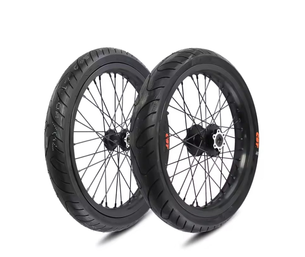 17 Inch Wheels for Light Bee Supermoto Wheel Set on Road Wheels Set